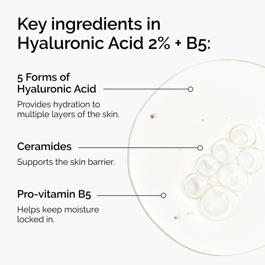 Hyaluronic Acid 2% + B5  30ml - Derinlemesine Nemlendirici Serum