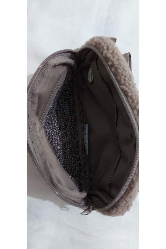 Pink Cozy Polar Bel Çantası
