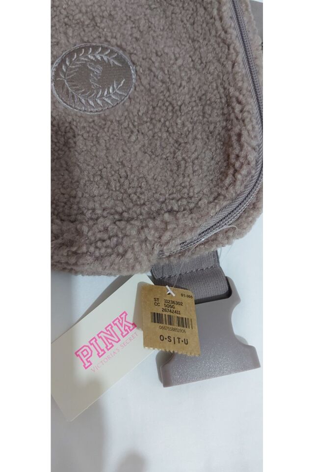 Pink Cozy Polar Bel Çantası