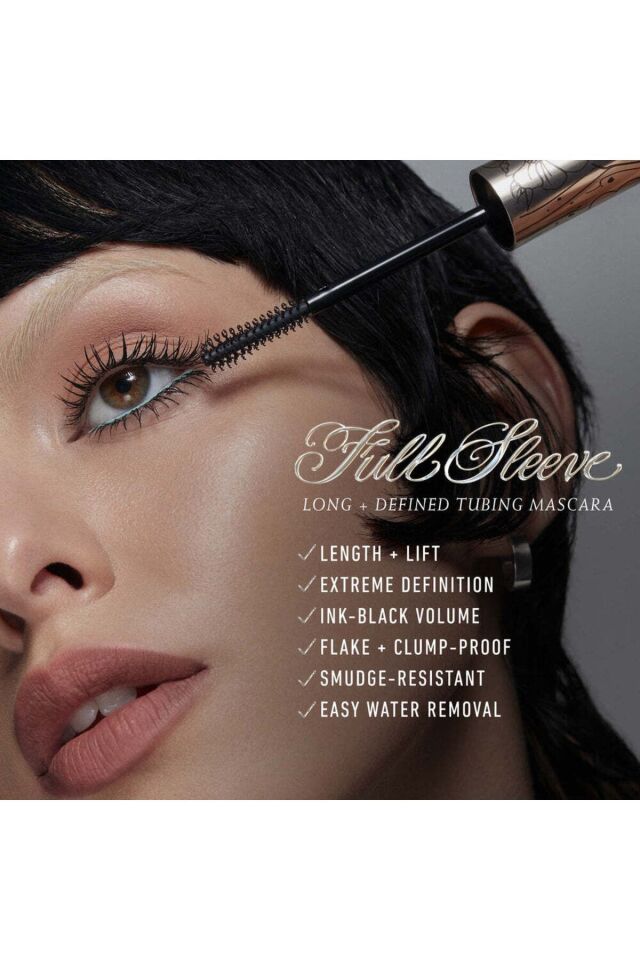 Full Sleeve Long+Defined Tubing Mascara Mini Boy 5.5ml. Ink Black