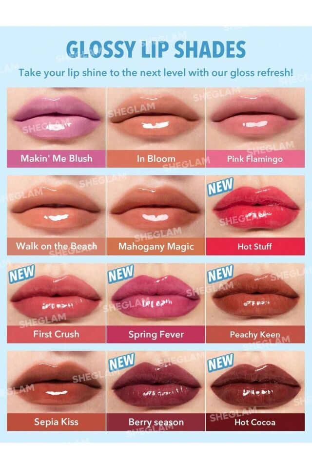 Pout-Perfect Shine Lip Plumper Set (2gX12ad)