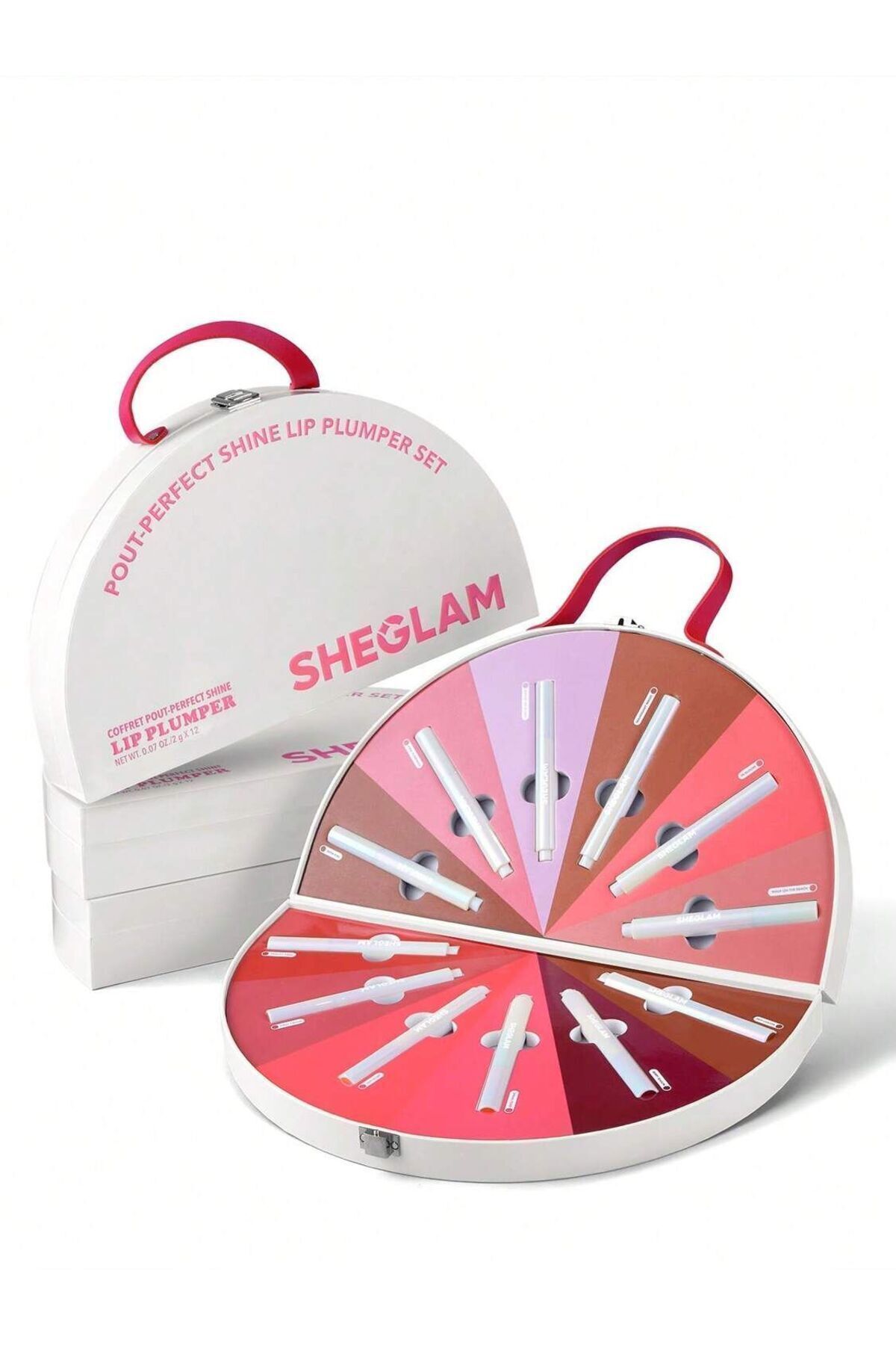 Pout-Perfect Shine Lip Plumper Set (2gX12ad)