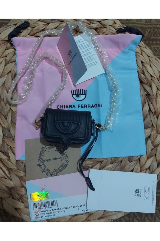 Eyelike Bag Micro Black (ÖLÇÜLERİ 7X5X2 cm)