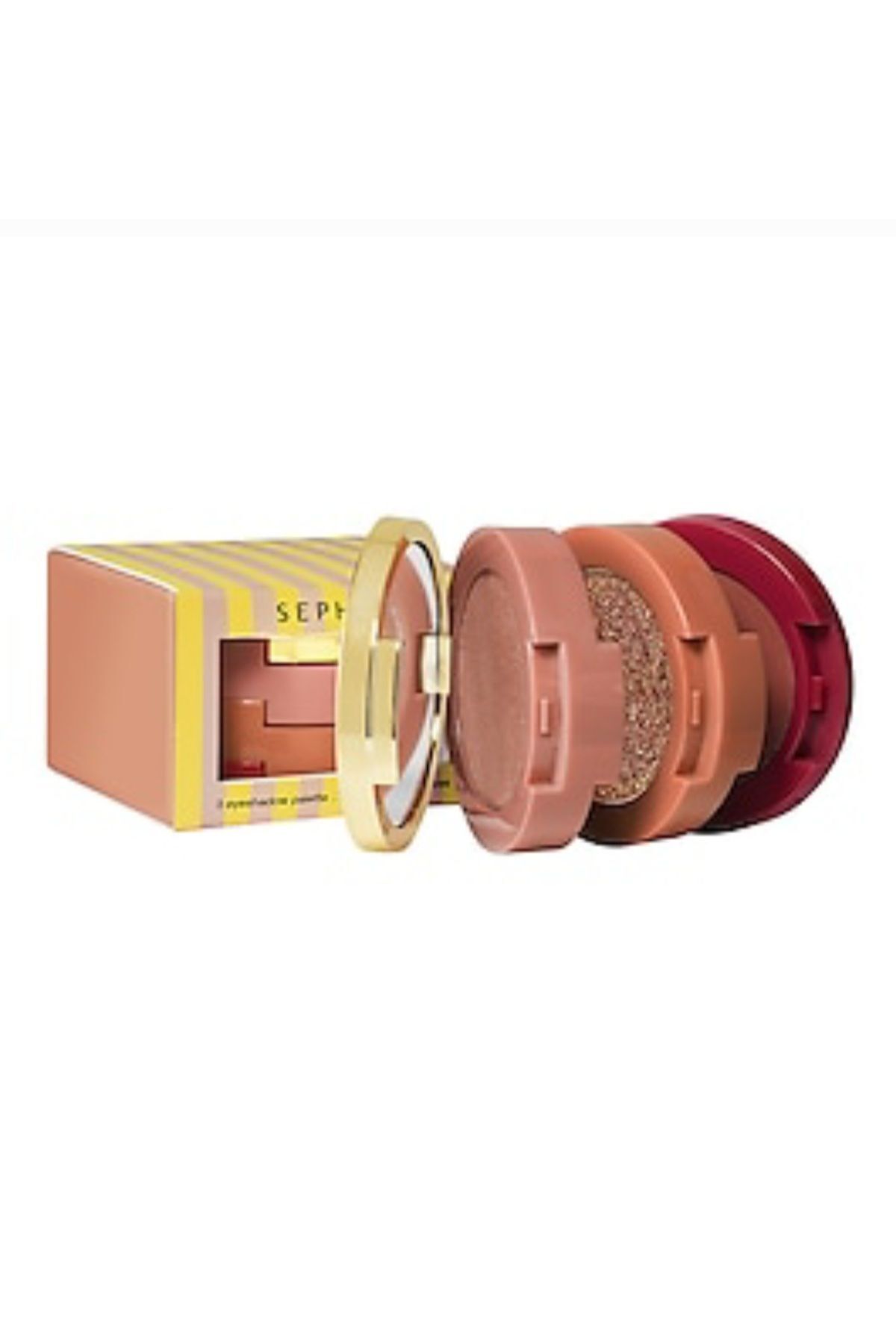 GLITTER UNDER THE SUN - 3’lü göz farı seti - Eclat Orangé - Tangerine Vibes (2x2.5g., 1x2g.)