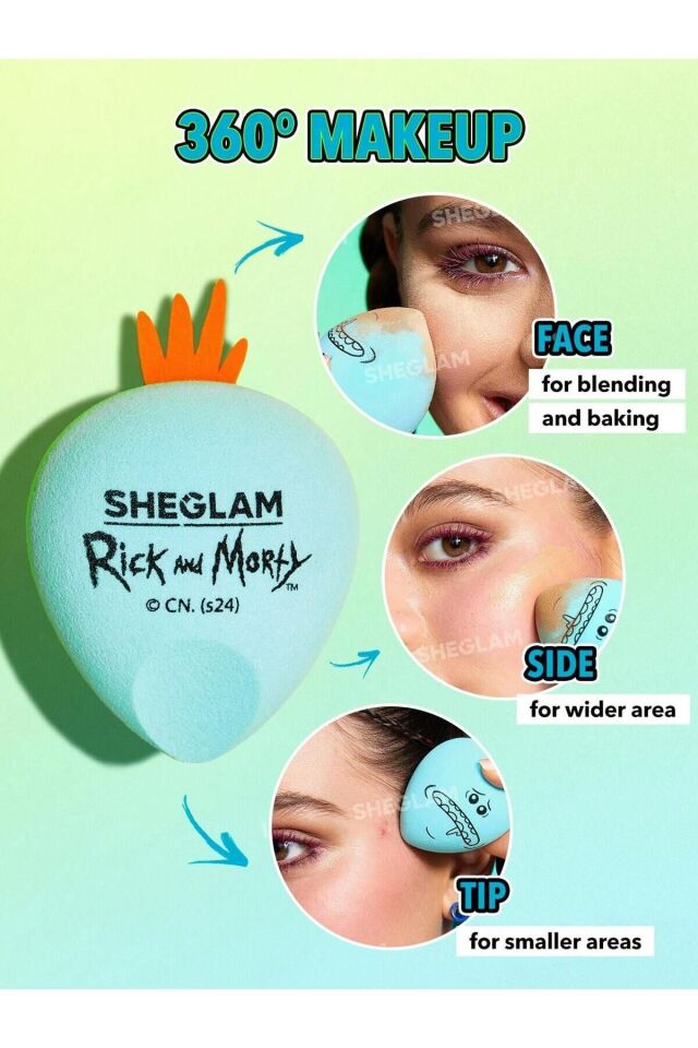 Rick and Morty X SHEGLAM Mr. Meeseeks Beauty Sponge 1pc