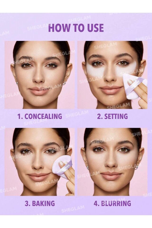 Insta-Ready Powder Puff 3pcs