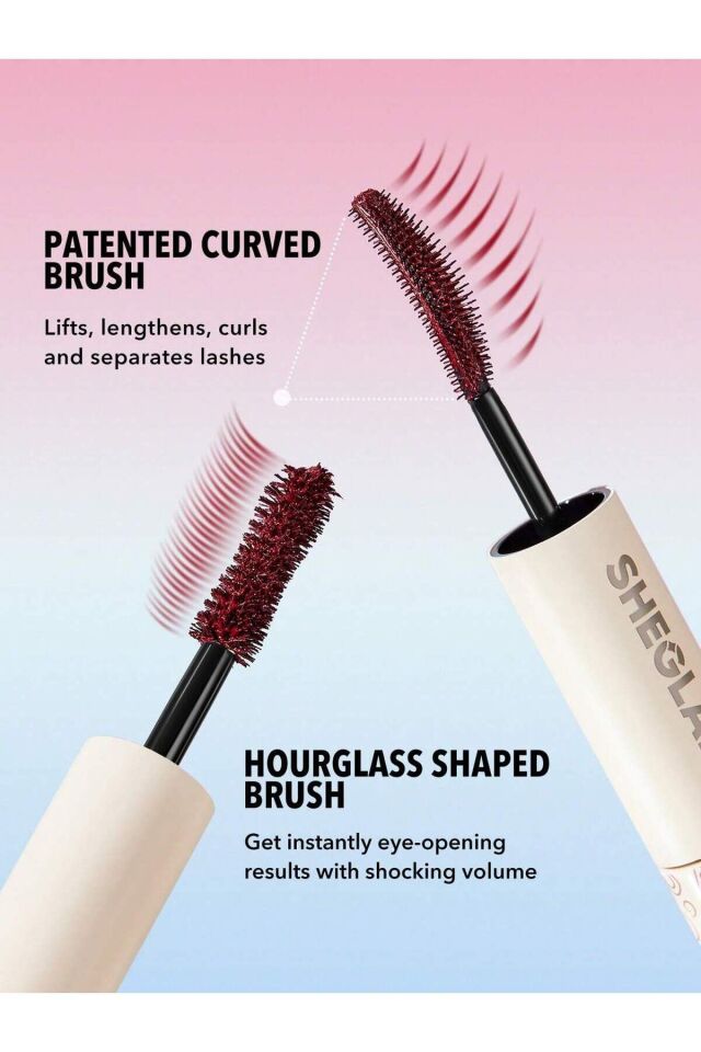 All-ın-one Volume & Length Mascara-waterproof Burgundy 4gx2