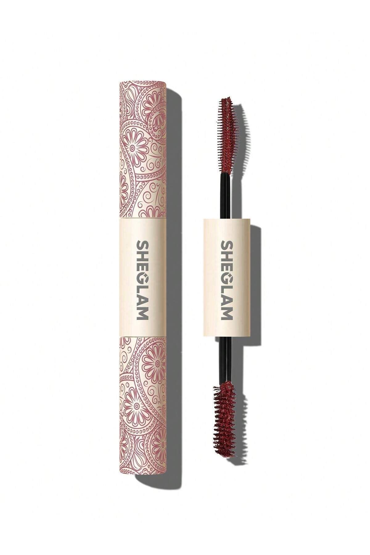 All-ın-one Volume & Length Mascara-waterproof Burgundy 4gx2