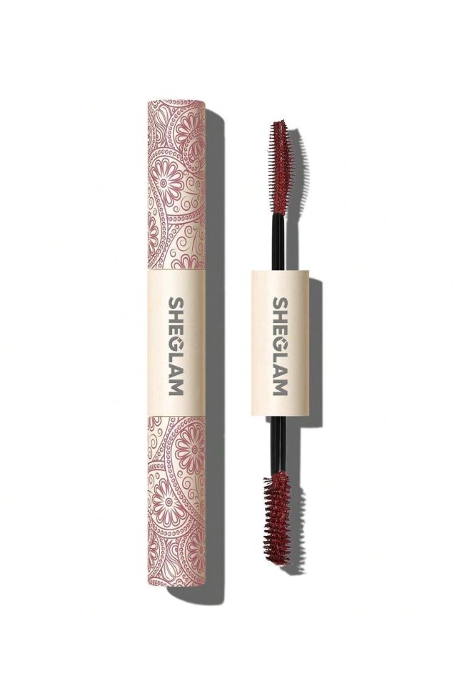 All-ın-one Volume & Length Mascara-waterproof Burgundy 4gx2