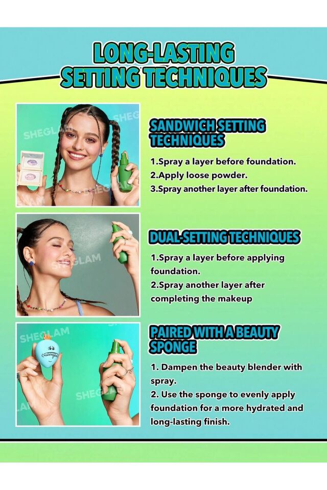 Rick and Morty X SHEGLAM Pickle Rick Setting Spray