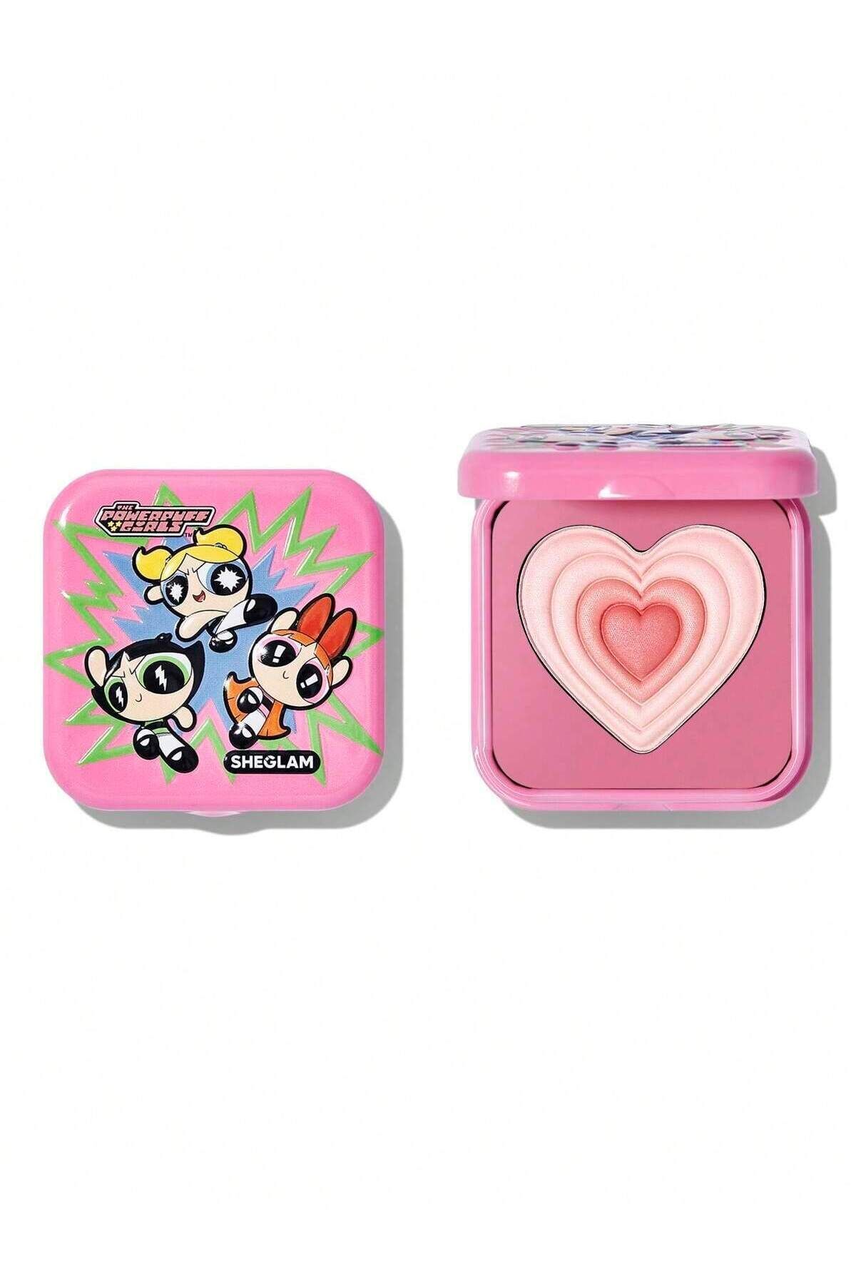 The Powerpuff Girls X SHEGLAM Tough Love Shimmer Blush-Utonium 4g.