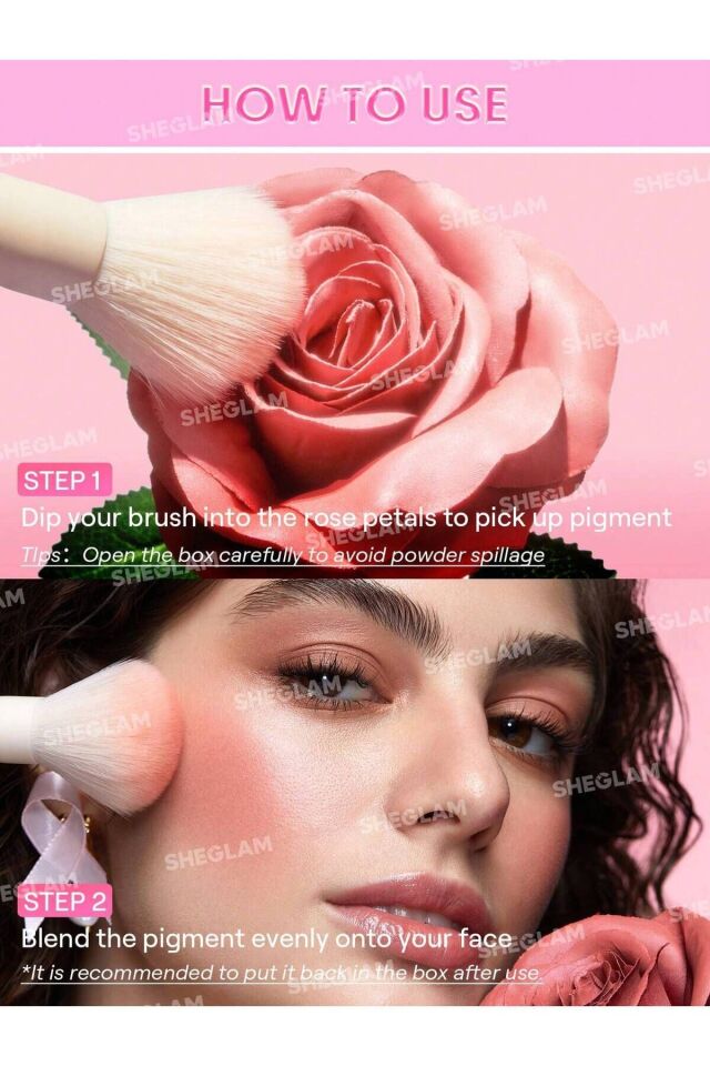 Pink Ribbon Rose Blush 1.8g.