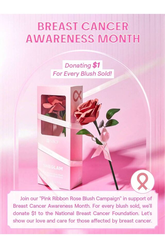 Pink Ribbon Rose Blush 1.8g.