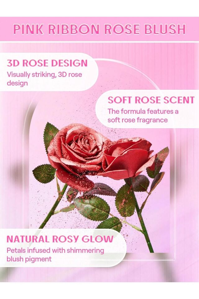 Pink Ribbon Rose Blush 1.8g.