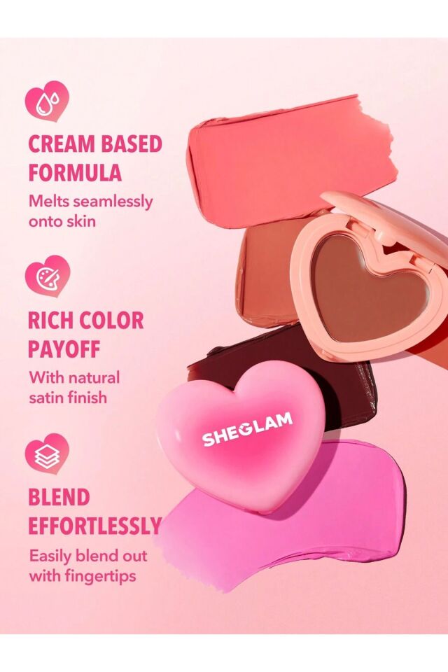 Playing Cupid Cream Blush-Affection 3.6g.