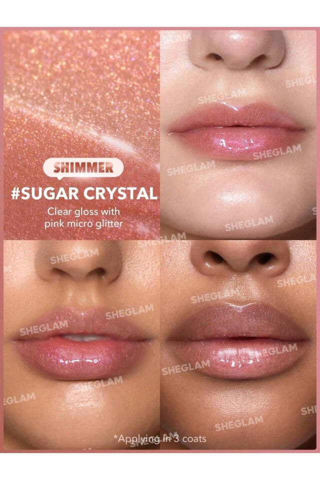 Pout-Perfect Shimmer Lip Plumper-Sugar Crystal 2g.