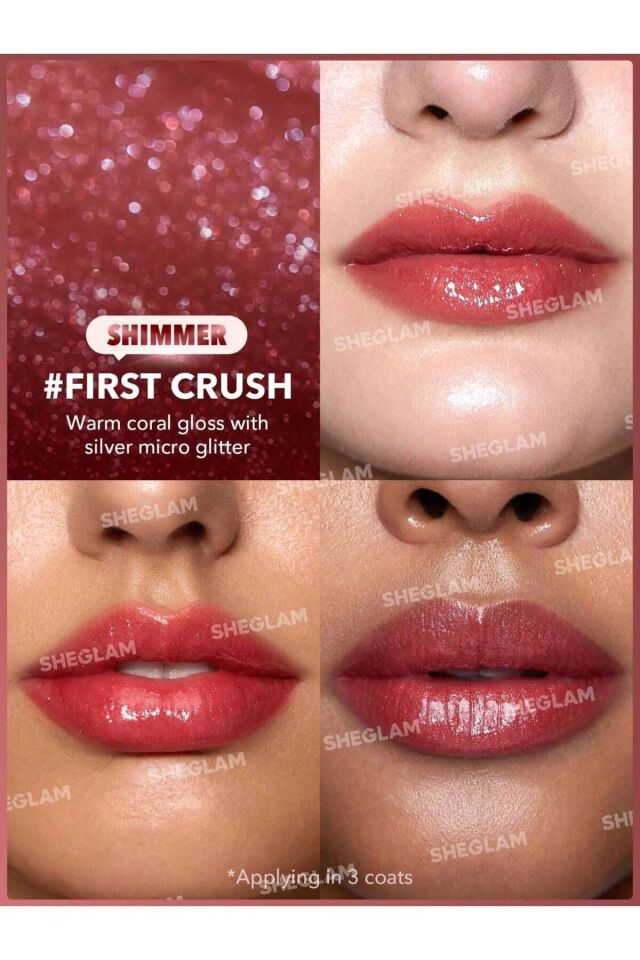 Pout-Perfect Shimmer Lip Plumper-First Crush 2g.