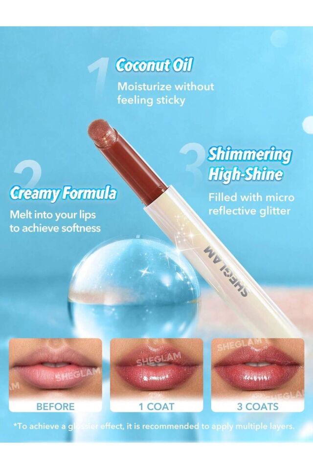 Pout-Perfect Shimmer Lip Plumper - Pink Flamingo 2g.