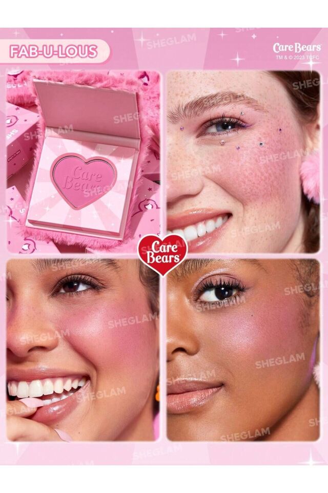 X CARE BEARS CUDDLE TIME BLUSH - FAB U LOUS 5G
