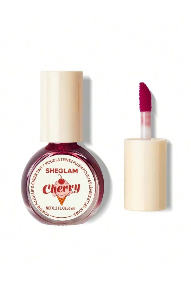 For The Flush Lip & Cheek Tint, Cherry Picked 6ml