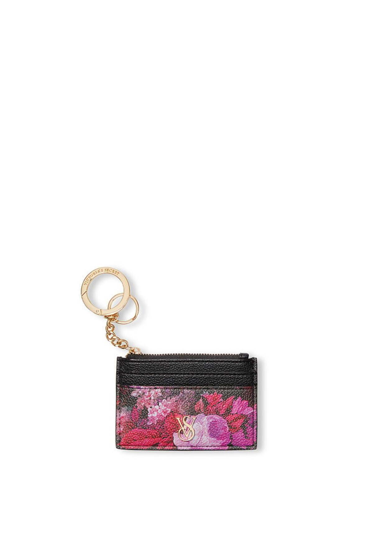 Card Holder Keychain Çiçekli Kartlık