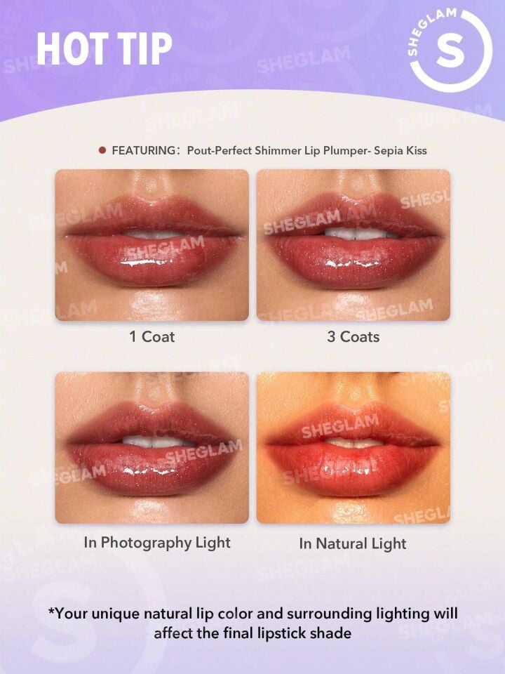 Pout-Perfect Shimmer Lip Plumper 2g. - Gold Rush