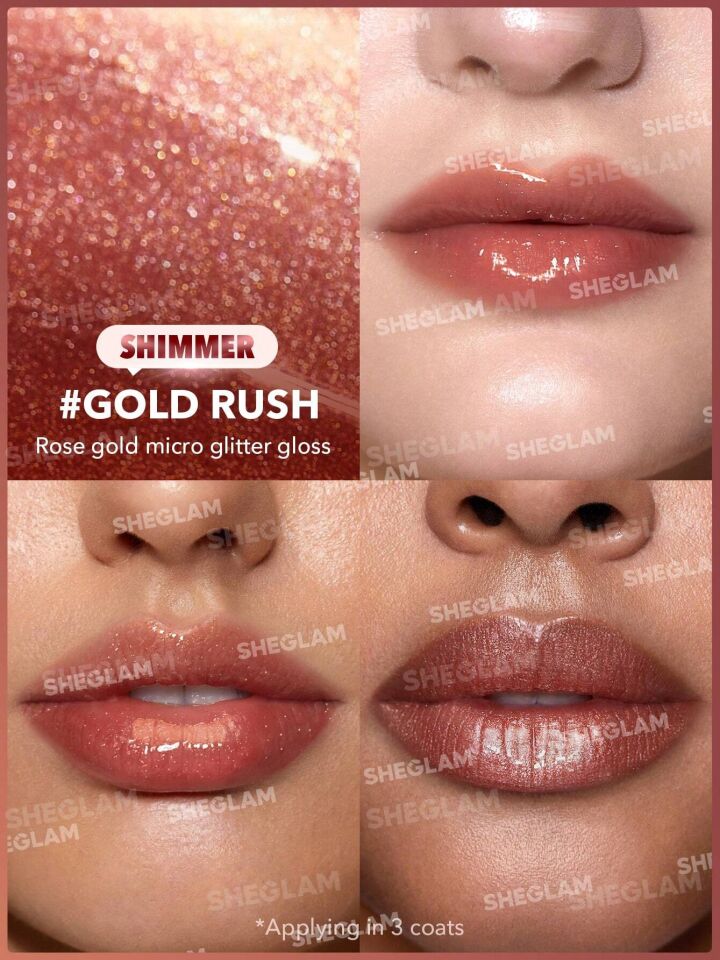Pout-Perfect Shimmer Lip Plumper 2g. - Gold Rush