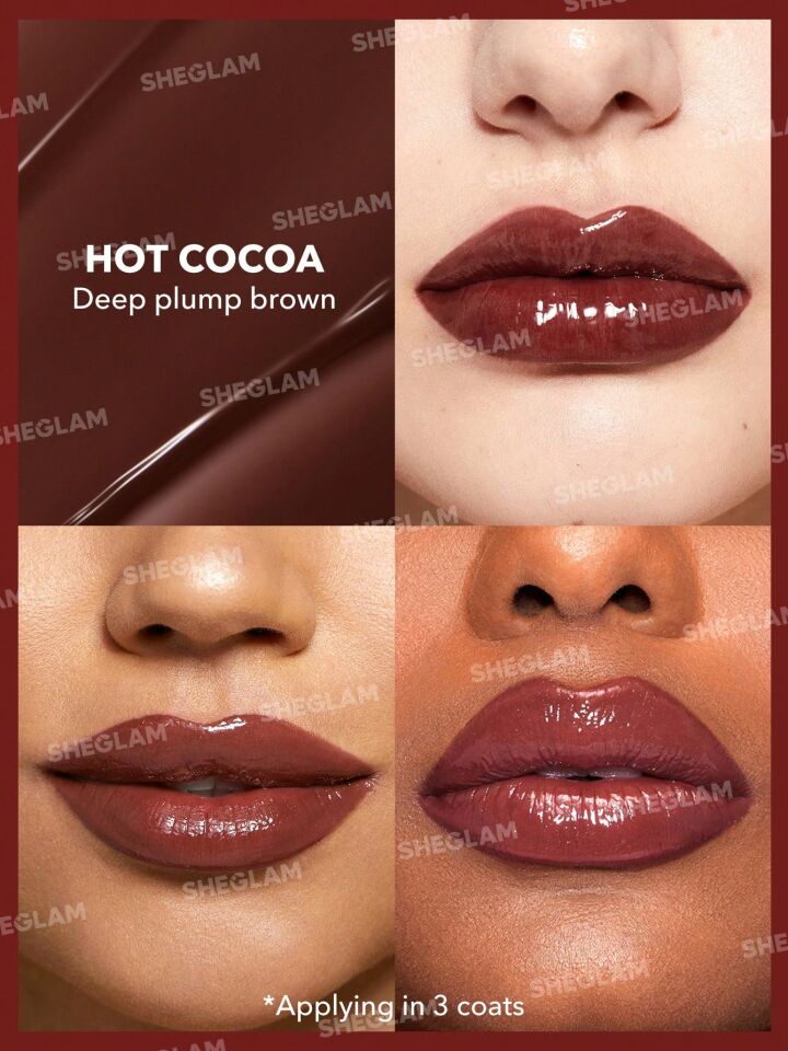 Pout-Perfect Shine Lip Plumper 2g. - Hot Cocoa